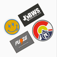 Étiquette en silicone 3D avec logo personnalisé en usine, qualité luxueuse, noire, imperméable, à coudre, patch en caoutchouc PVC pour chapeaux/sacs