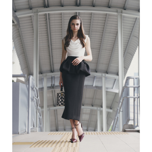 Enzo Leo Vietnam Usine Maison Confort Mode Léger Élégant Vêtements Chic Jupe Fournisseur Femmes Jupe Élégant Design Robe - Product Image 2