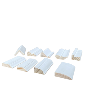 Primed Finger-Joint Radiata Solid Pine Wood Base Shoe Moulding - Product Image 1