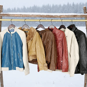 Chaqueta de Invierno Unisex de Cuero Gracer en Oferta, Usada, de Segunda Mano, Alta Calidad, Pedido Mínimo 45 kg - Product Image 1
