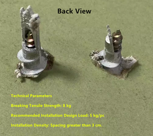 Ancres auto-perceuses pour cloisons sèches en alliage de zinc 5/<span class=keywords><strong>16</strong></span> avec vis, ancre pour montants de cloisons sèches - Product Image 6