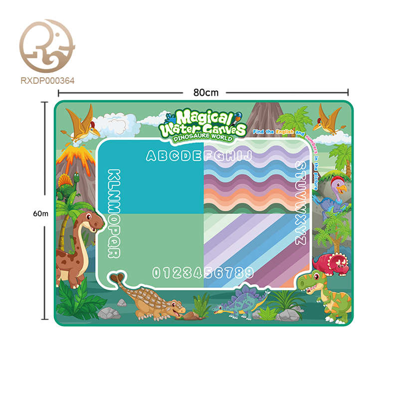 80*60CM Water Drawing Mat(Prehistoric Dinosaurs Style)