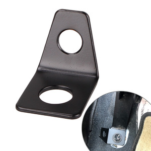 Support métallique en L pour ceinture de sécurité de voiture, plaque de montage à angle de 90 degrés, noir BAG062 pour ceintures de sécurité - Product Image 1