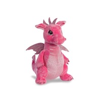Jouet en peluche de dragon chinois personnalisé en gros, adorable dragon volant chinois en peluche rose