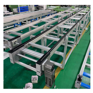 Đôi tốc độ chuỗi băng tải Pallet băng tải Pallet chuyển cơ giới băng tải con lăn - Product Image 4