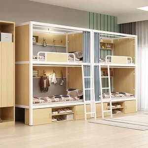 <span class=keywords><strong>Lit</strong></span> <span class=keywords><strong>superposé</strong></span> en métal robuste pour étudiants, fabriqué en Chine, <span class=keywords><strong>avec</strong></span> un design compact pour gagner de la place - Product Image 2