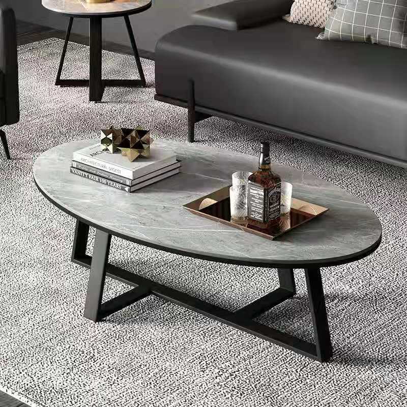 table basse en marbre ronde