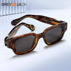 نظارات شمسية مستقطبة بإطار صغير ، نظارات شمسية عالية الجودة للحماية من أشعة الشمس ، نظارات شمسية شخصية ذهبية للرجال والنساء أثناء القيادة - Product Image 2