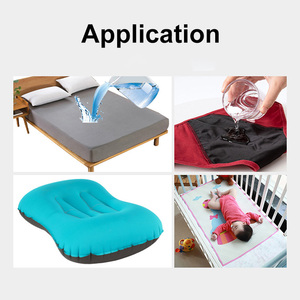 Tela Impermeable de Secado Rápido, Tejido Softshell Transpirable con Laminado de TPU, Tela de Poliéster para <span class=keywords><strong>Protector</strong></span> de Colchón y Colchoneta para Bebé, de China - Product Image 1