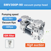 SMV300P-90 série pompe à vide huile 220v -98kpa pompe à vide sans huile pour équipement de liposuccion