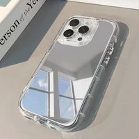 Étui de téléphone portable en TPU simple pour iPhone XS, XR, 17/15/14/13/12, protection intégrale anti-chute