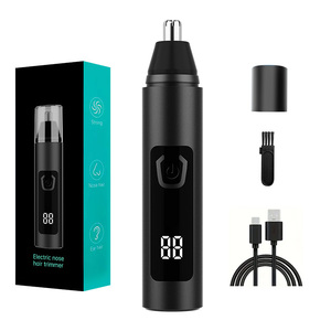Máquina Profesional Personalizada para Depilación de Orejas, Inalámbrica, Negra, Sin Dolor, Recargable, Recortadora Eléctrica de Vello Nasal para Hombres - Product Image 1