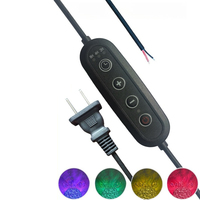 Câble d'interrupteur à minuterie 110V220V, lampe pour plantes, une variété de prises, cordon d'alimentation 3 vitesses en option