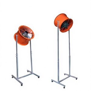 Adjustable Height Axial Flow <b>Fan</b>, Portable Industrial Exhaust <b>Fan</b> for Kitchen, BBQ, Factory, Ventilation Smoke Removal - Product Image 5