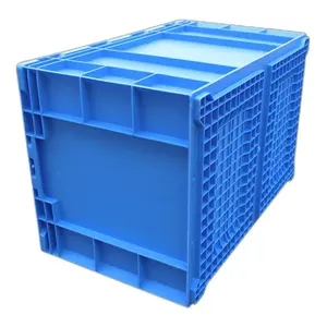NEXARA Stackable HP 5E Heavy-Duty Plastic Crates Durable Solid Logistics Boxes Various Sizes Different Scenarios Genre Crates