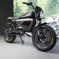 Vélo de montagne électrique Black Warrior 3000W Original 60V50AH Lithium à moteur central sans balais avec freins à disque hydrauliques et nouvelle armure LED