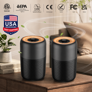Mini <span class=keywords><strong>purificateur</strong></span> <span class=keywords><strong>d</strong></span>'<span class=keywords><strong>air</strong></span> professionnel à faible bruit pour l'élimination des odeurs <span class=keywords><strong>d</strong></span>'animaux domestiques, idéal pour le bureau, la chambre à coucher, le dortoir, avec OEM ODM, entrepôt américain, CE FCC - Product Image 1