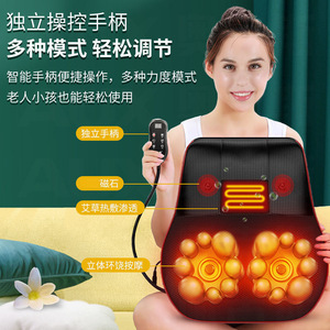 Neck Back Shoulder Massage Pillow With Heat Therapy <b>Vibration</b> Kneading <b>Remote</b> Control Plug In For Home Chair Use - Product Image 5