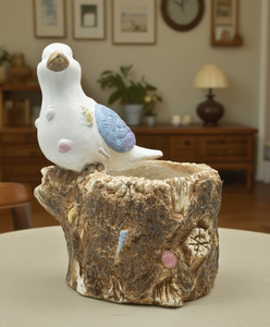 Nuevo diseño de artesanías de resina, velas solares oceánicas, faros y escultura de playa de pájaros para decoración de temática náutica - Product Image 4