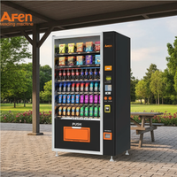 Distributeur Automatique Personnalisé Afen en Gros, Couleur Noire, Code QR, Libre-Service pour Snacks et Boissons