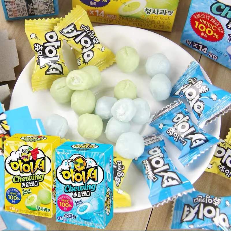 オリオンフルーツスーパーサワーキャンディグミ42g韓国輸入