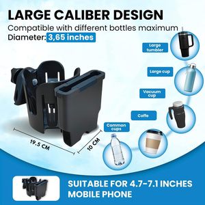 Organizador Resistente para Sillas de Ruedas, Andaderas y Sillas de Ruedas Eléctricas, Bolsa de Almacenamiento para Reposabrazos, Juego de Bolsas de Transporte para Sillas de Ruedas - Product Image 2