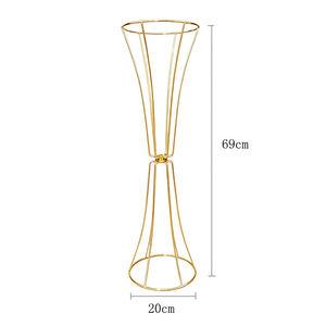 Centros de Mesa Modernos de Lujo con Soporte de Hierro para Flores, Arco de Boda, Marco de Fondo, Decoración para Ceremonias, Eventos y Fiestas, Venta al por Mayor - Product Image 6