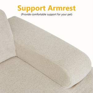 ASTON Ganzjahres Modernes Kunstfell Extra Großes Orthopädisches Hunde- & Katzenbett - Abnehmbar Maschinenwaschbar Keine Montage Erforderlich - Product Image 4