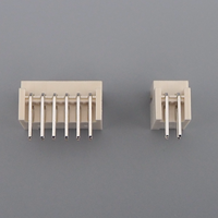 Connecteur de puce à broches droites/courbées PHB 2.0mm à double rangée 2x2/3/4/5/6/7/8 P en bronze phosphoreux pour instruments de précision et circuits imprimés