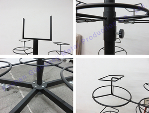 24PCS túi sản phẩm Showcase dây hiển thị xoay hat hiển thị đứng cửa hàng bán lẻ hat hiển thị giá - Product Image 4