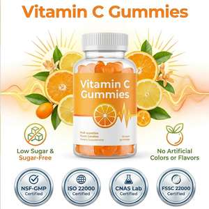 Gomitas de Vitamina C Premium, Empaque Ecológico, Color de Alta Saturación, Estéticas, Suaves y Masticables, Dosis de 1000 mg, para Adultos y Adolescentes - Product Image 3