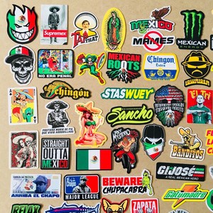 Pegatinas de Transferencia Térmica SUPER MEXICANAS, Pegatinas y Calcomanías para Camisetas y Gorras de MÉXICO, Pegatina de El Chapo, Zapata, Chupacabra, Guadalajara, Chingón - Product Image 3