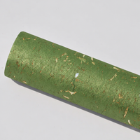 Revêtement mural en feuille d'or métallique, imperméable et ignifuge, surface texturée pour les intérieurs d'hôtels, d'hôpitaux et de villas