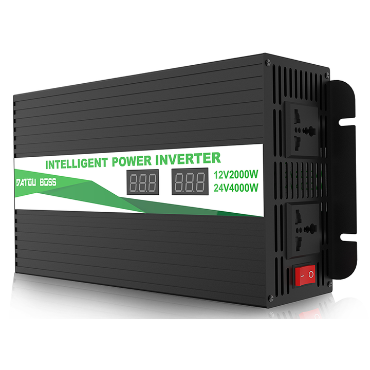 DATOUBOSS Dual Voltage 12V/24V to 220 230VAC 1000W 2000W car solar 