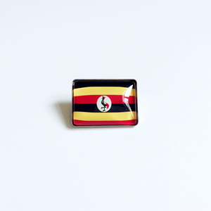 Broche en métal personnalisée avec drapeau de l'Ouganda pour souvenir de <span class=keywords><strong>voyage</strong></span> africain, Journée nationale, événement sportif et cadeau pour activité caritative - Product Image 1