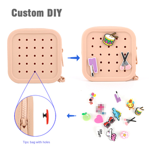 กระเป๋าสตางค์2024กระเป๋าใส่เหรียญซิลิโคนทรงสี่เหลี่ยมสำหรับของขวัญเด็กผู้หญิงกระเป๋าเงินซิลิโคนยางซิลิโคนสำหรับเด็กพวงกุญแจสำหรับใส่เหรียญ - Product Image 6