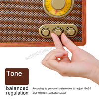 Fabricant chinois Radio portable en bois antique Home avec Bluetooth Play