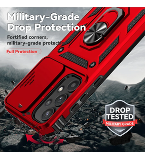 Pour <span class=keywords><strong>Samsung</strong></span> S24 ULTRA <span class=keywords><strong>voiture</strong></span> porte-carte magnétique A15 A25 A05S fenêtre coulissante coque de téléphone anti-chute en matériau PC Durable - Product Image 4