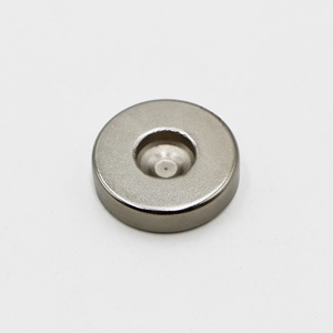 Aimants <span class=keywords><strong>n</strong></span>éodyme à disque rond personnalisés avec marque de pôle <span class=keywords><strong>N</strong></span> - Product Image 1