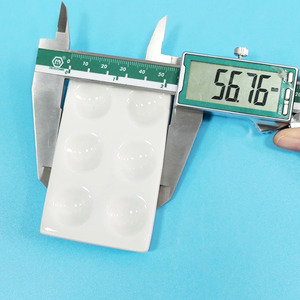 Paleta de pintura de acuarela de cerámica de 6/12 pozos con cubierta Paleta de artista de mezcla de porcelana - Product Image 4