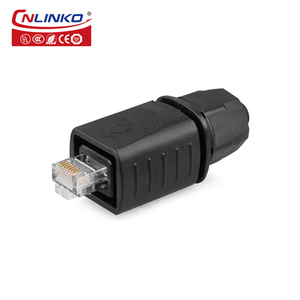 IP68 không thấm nước RJ45 Kết nối cắm vào ổ cắm Bảng điều khiển gắn kết nối RJ45 cáp mạng RJ45 nam Cat6 kết nối - Product Image 5