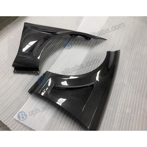 BENSNEES, guardabarros de fibra de carbono Real delantero negro personalizado para coche para Mercedes Benz W218 CLS63 2012, actualización de guardabarros de fibra de carbono - Product Image 4