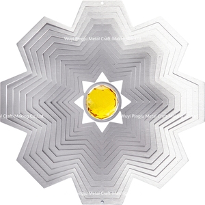 Laser cắt ngoài trời 3D gió <span class=keywords><strong>Spinner</strong></span>-Pha lê âm dương - Product Image 3