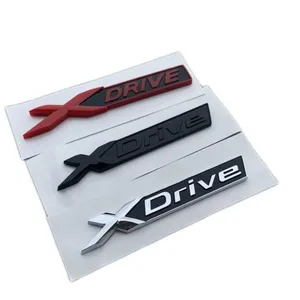 Nouveau Logo <span class=keywords><strong>XDrive</strong></span> 3D en ABS de Remplacement pour Voiture, Emblème de Coffre Arrière et Aile, Autocollants de Style pour <span class=keywords><strong>X1</strong></span>-X7 <span class=keywords><strong>E84</strong></span>/F48/F25/G01/F15/E71 - Product Image 2
