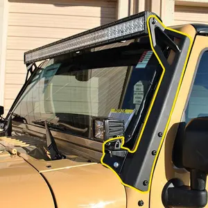 Soporte de barra LED con capó para Jeep Wrangler JK