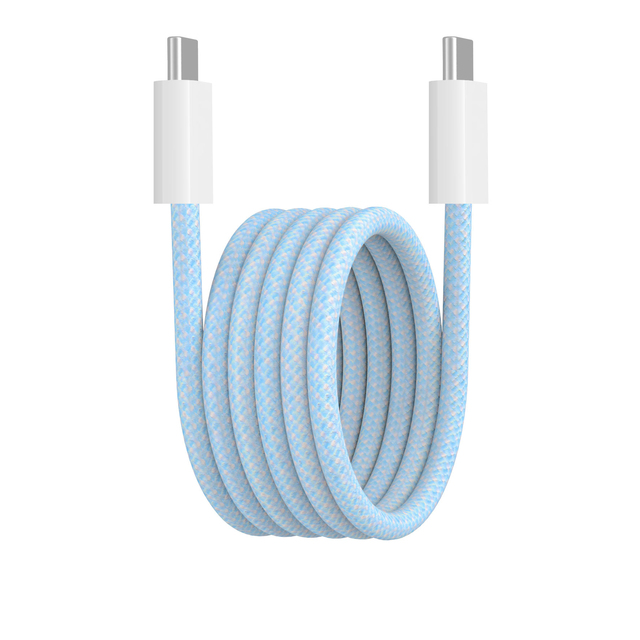3A Fast Charging Nylon Braided Magnetic USB-C to USB-C Cable Data Cable for Hassle-Free Use