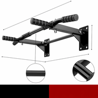 Barre de traction murale perforée pour vente directe, équipement de fitness d'intérieur, barre horizontale murale