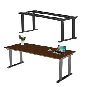 Nhà Văn phòng Chiều cao có thể điều chỉnh thông minh Ergonomic bàn điện nặng 250kg 4 động cơ đứng lên bàn máy tính bốn chân - Product Image 4