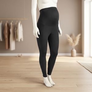 High Waist <b>Tummy</b> <b>Control</b> Pocket Comfort Pregnant Maternity Belly Leggings Pregnancy Skinny Pants - Product Image 3