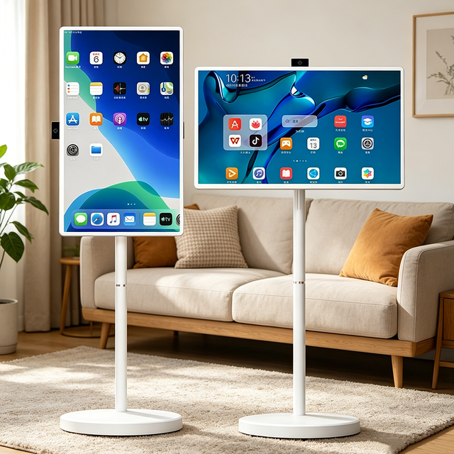 Custom Portable Tv With Battery Rotating Portable Monitor Android 15 M3U Television Indoor Smart Tv